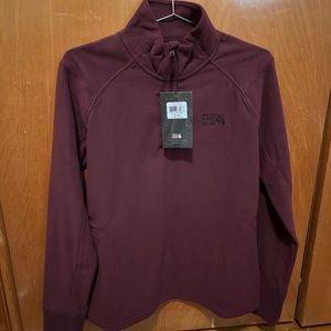 Mountain Hardwear Microchill 2.0 Zip T Cocoa Red NWT